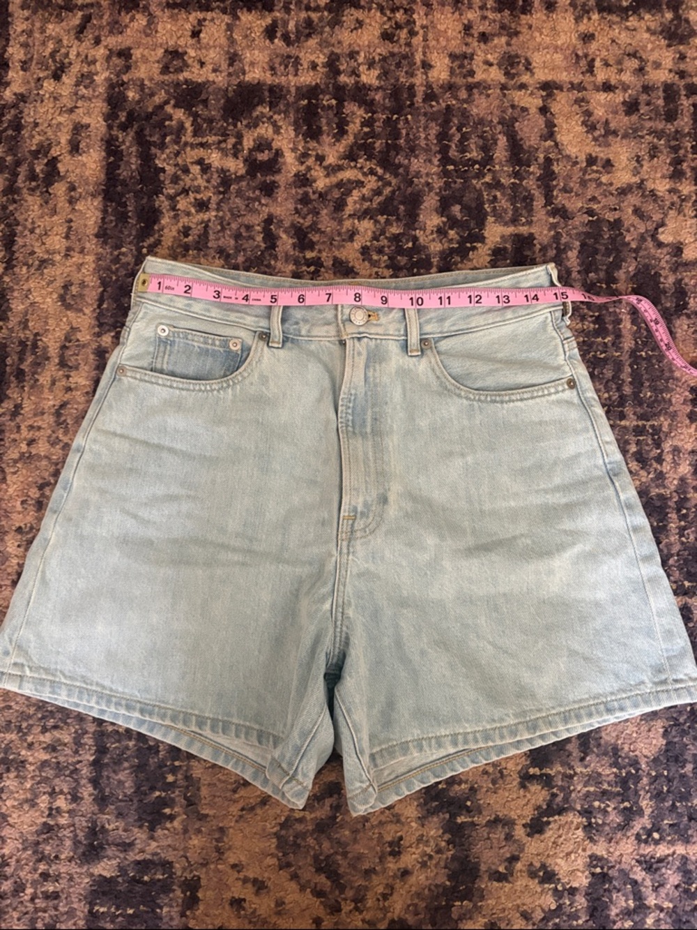 Everlane a-line denim shorts